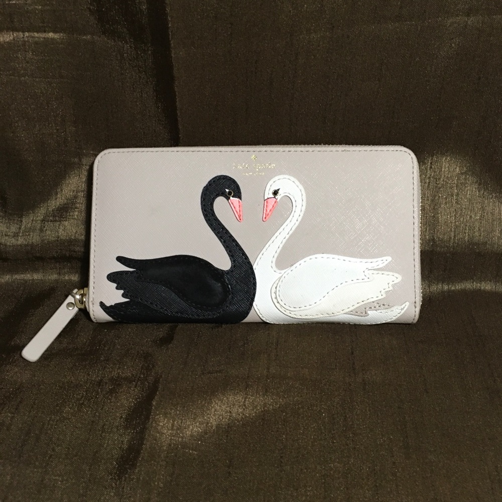 KATE SPADE SWAN AROUND WALLET